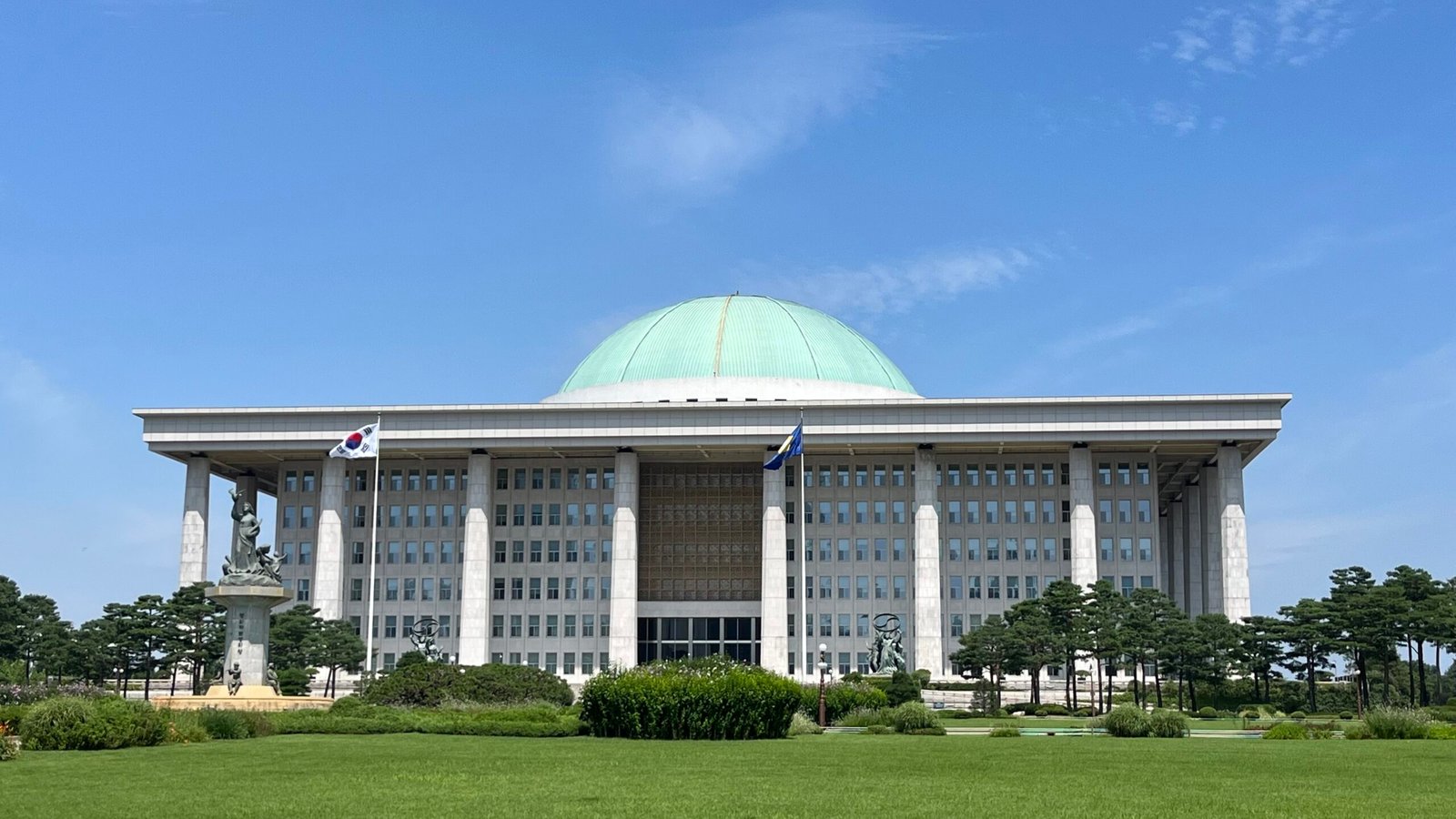 2023년 7월 22일 촬영한 서울 여의도 국회의사당 전경. 현재 개헌 논의의 자료 사진.